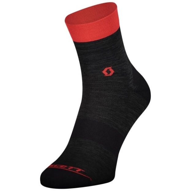 Obrázok z Scott Sock Trail Quarter dk gry / fy rd