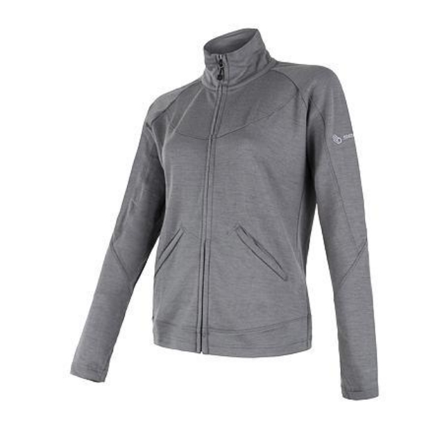 Obrázok z Sensor MERINO UPPER dámska mikina celozip šedá