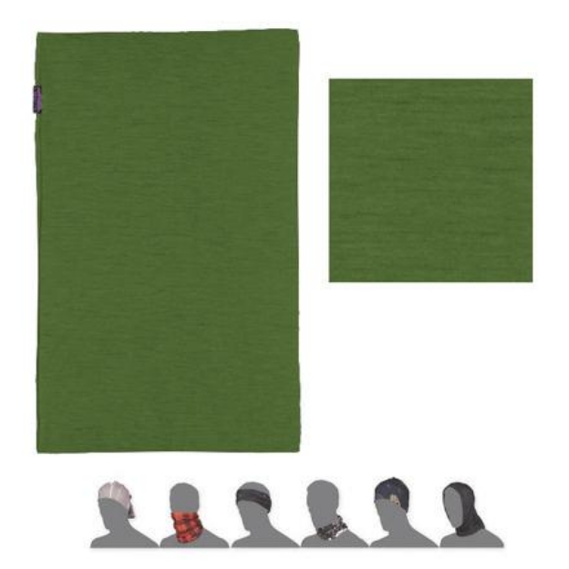 Obrázok z Sensor TUBE MERINO WOOL šatka multifunkčný s safari