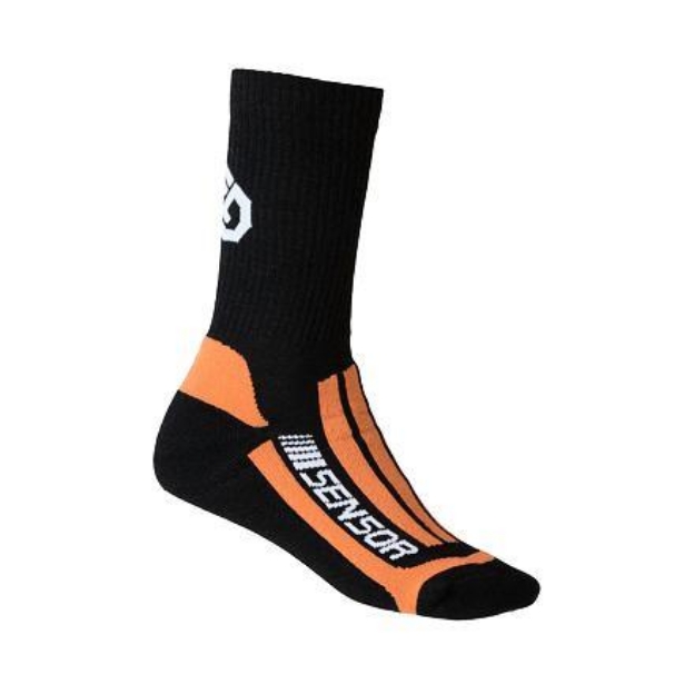 Obrázok z Sensor PONOŽKY TREKING MERINO čierna / oranžová