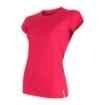 Obrázok z SENSOR MERINO ACTIVE dámske tričko kr.rukáv magenta