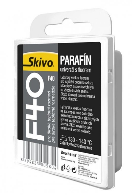 Obrázok z vosk Skive parafín s fluórom F 40 univerzál 40g