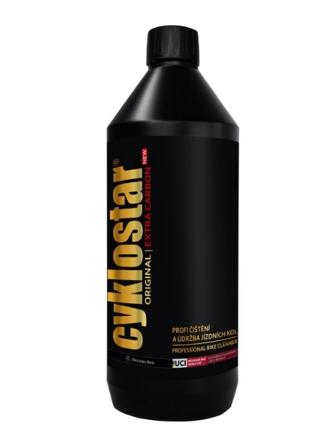 Obrázok z čistič kolies CykloStar originál Extra Carbon new 1l