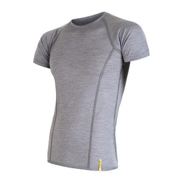 Obrázok z SENSOR MERINO ACTIVE pánske tričko kr.rukávv.šedá