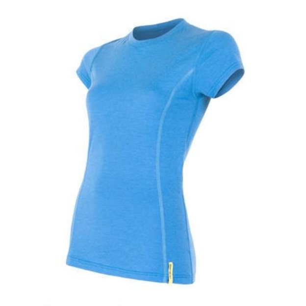 Obrázok z SENSOR MERINO ACTIVE dámske tričko kr.rukáv modrá