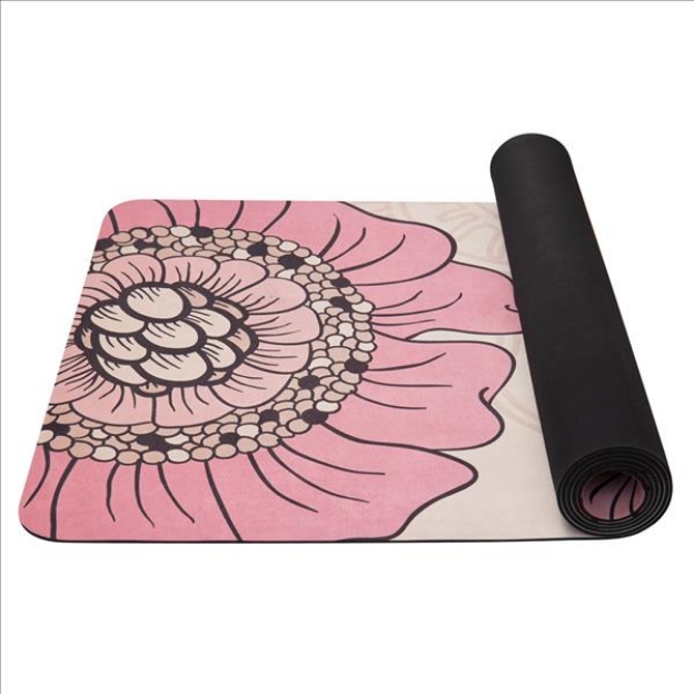 Obrázok z YATE Yoga Mat prírodná guma - vzor F 4 mm - béžová