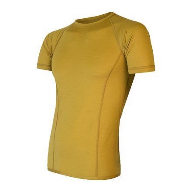 Obrázok z SENSOR MERINO AIR pánske tričko kr.rukáv mustard