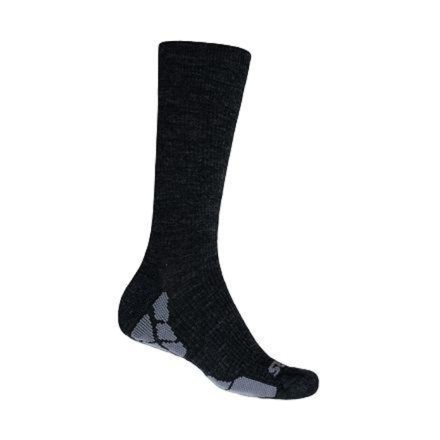 Obrázok z Sensor PONOŽKY HIKING MERINO čierna / sivá