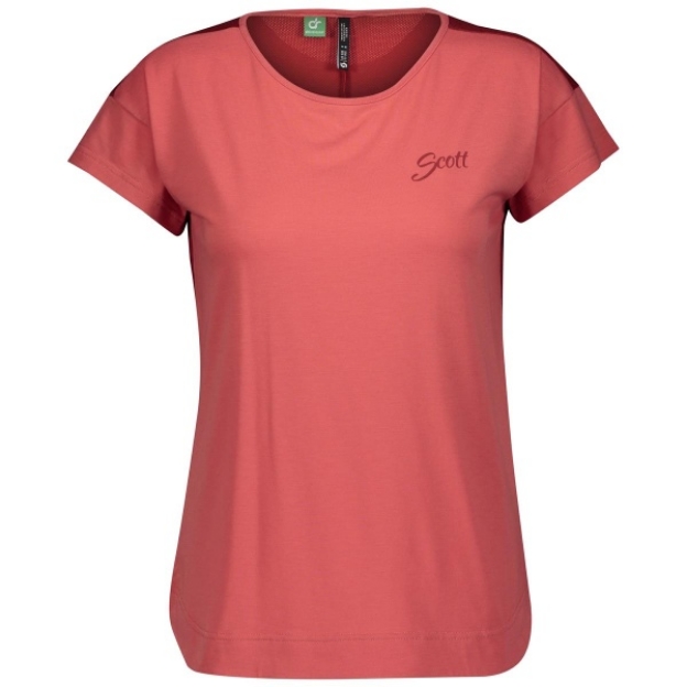 Obrázok z Scott Shirt Wmns Trail Flow DRI s / sl bri red / ru red 2021