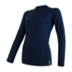 Obrázok z SENSOR MERINO DF dámske tričko dl.rukáv deep blu
