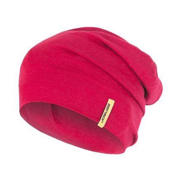 Obrázok z Sensor ČIAPKY MERINO WOOL magenta M