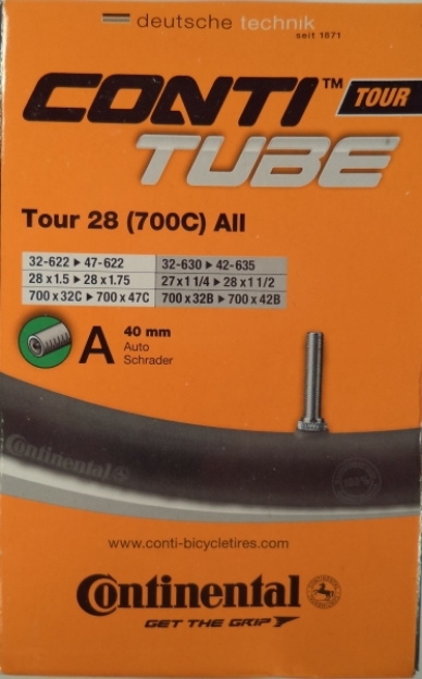 Obrázok z duša Continental TOUR 28 "700x32 / 47 - 32-47 / 622-635 AV40