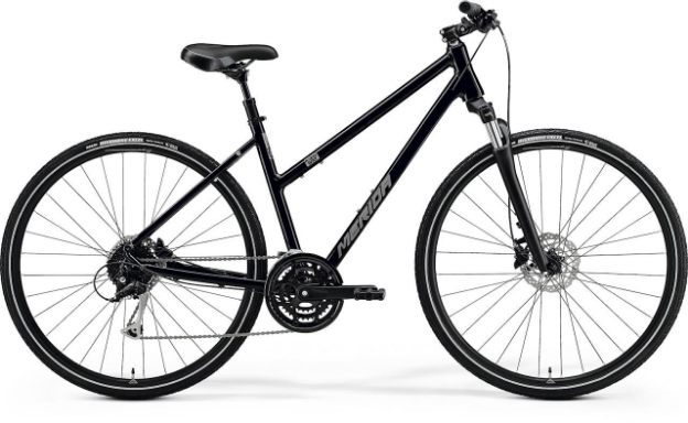 Obrázok z Merida CROSSWAY 100-LADY Glossy Black Matt Silver