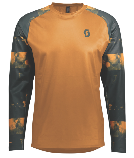 Obrázok z Scott Shirt mens Trail Storm copperorange/treegreen 2022