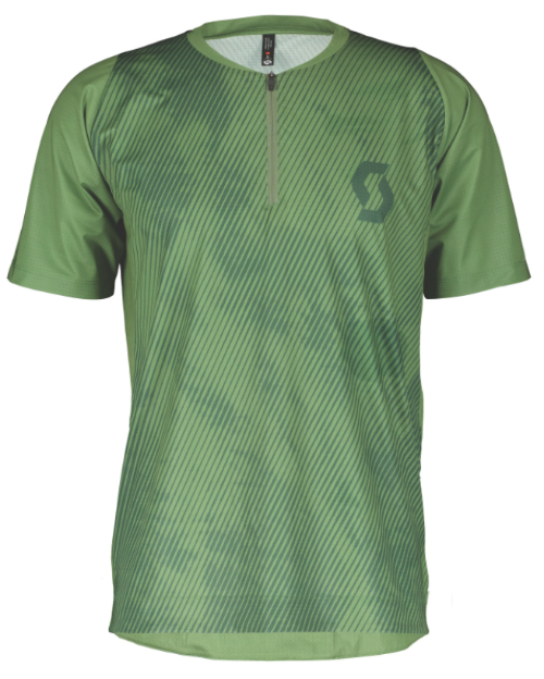 Obrázok z Scott Shirt mens Trail Vertic Zip SS green 2022