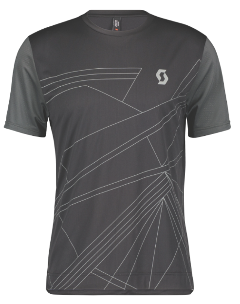 Obrázok z Scott Shirt mens Trail Flow SS black/grey 2022