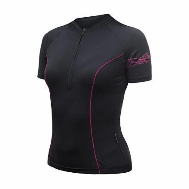 Obrázok z SENSOR COOLMAX ENTRY dámsky dres kr.rukáv true black