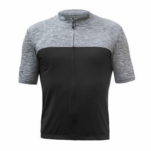 Obrázok z SENSOR CYKLO MOTION pánsky dres kr.rukáv celozips čierna/sivá
