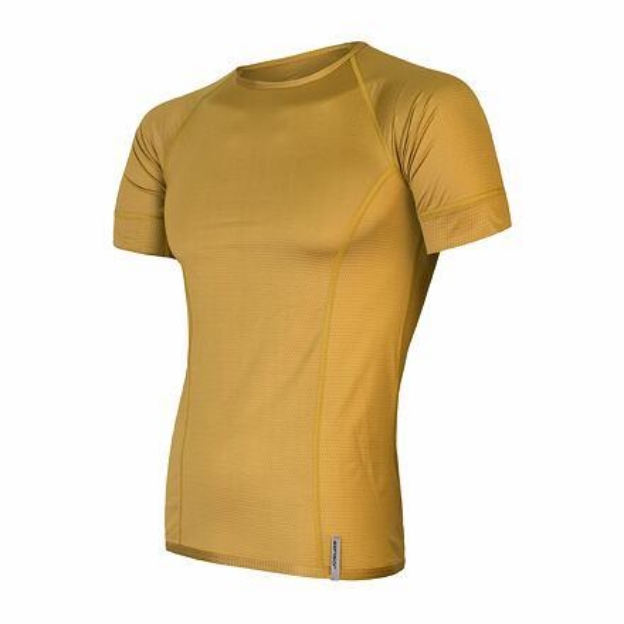 Obrázok z SENSOR COOLMAX TECH pánske tričko kr.rukáv mustard