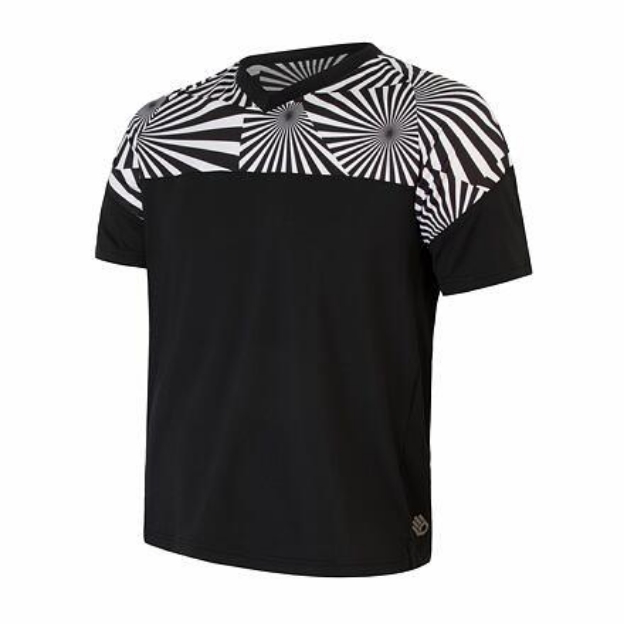 Obrázok z SENSOR HELIUM pánsky dres voľný kr.rukáv čierna/geometry