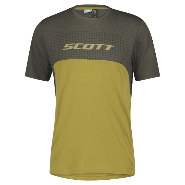 Obrázok z Scott Trail FLOW DRI SS dark grey/mud green