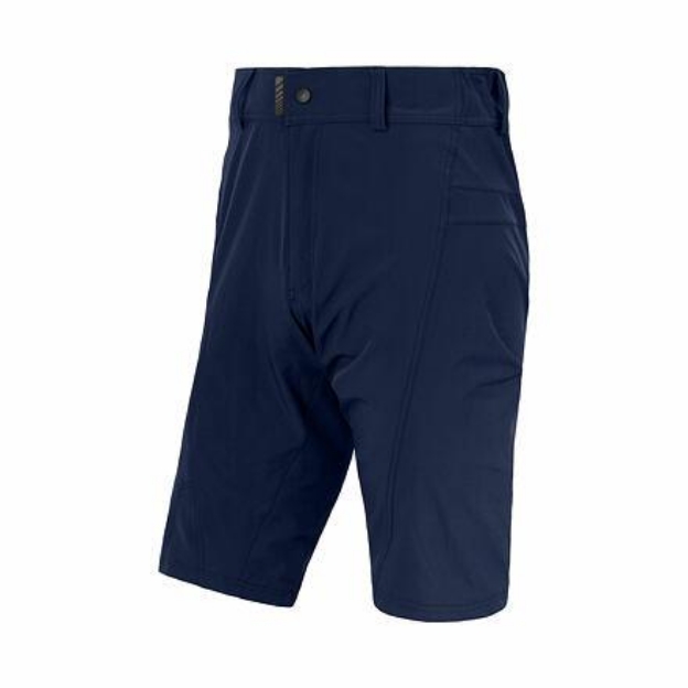 Obrázok z SENSOR HELIUM pánske nohavice s cyklovložkou krátke voľné deep blue
