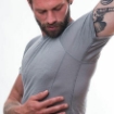 Obrázok z SENSOR MERINO ACTIVE pánske tričko kr.rukávv.šedá