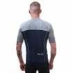 Obrázok z SENSOR CYKLO MOTION pánsky dres kr.rukáv celozips deep blue/sivá