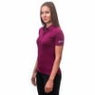 Obrázok z SENSOR MERINO ACTIVE POLO dámske tričko kr.rukáv lilla