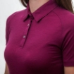 Obrázok z SENSOR MERINO ACTIVE POLO dámske tričko kr.rukáv lilla