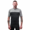 Obrázok z SENSOR CYKLO MOTION pánsky dres kr.rukáv celozips čierna/sivá