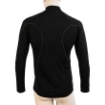 Obrázok z SENSOR MERINO ACTIVE pánske tričko dl.rukáv stojačik zips čierna