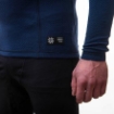 Obrázok z SENSOR MERINO DF pánske tričko dl.rukáv zips deep blu