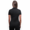 Obrázok z SENSOR MERINO ACTIVE POLO dámske tričko kr.rukáv čierna