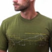 Obrázok z SENSOR MERINO ACTIVE TRACK pánske tričko kr.rukáv safari