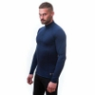 Obrázok z SENSOR MERINO DF pánske tričko dl.rukáv zips deep blu