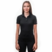 Obrázok z SENSOR MERINO ACTIVE POLO dámske tričko kr.rukáv čierna