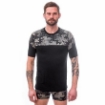 Obrázok z SENSOR MERINO IMPRESS pánske tričko kr.rukáv čierna/honeycomb