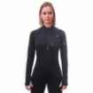 Obrázok z SENSOR TECNOSTRETCH dámska mikina kr.zip čierna
