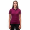 Obrázok z SENSOR MERINO ACTIVE POLO dámske tričko kr.rukáv lilla