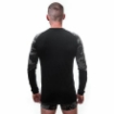 Obrázok z SENSOR MERINO IMPRESS pánske tričko dl.rukáv čierna/honeycomb