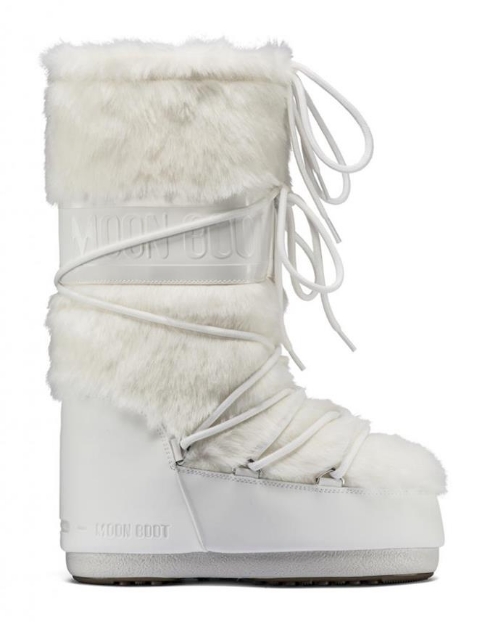 Obrázok z topánky MOON BOOT ICON FAUX FUR, 003 optical white