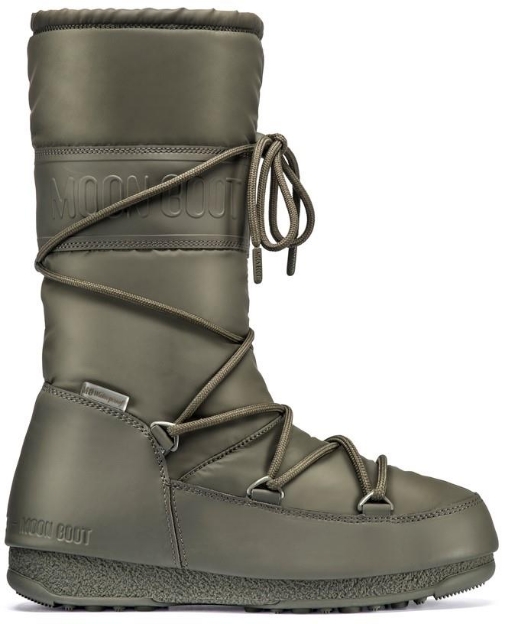 Obrázok z topánky MOON BOOT HIGH RUBBER, 002 khaki