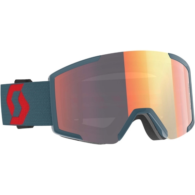 Obrázok z Scott Goggle Shield neón červená/aruba zelená