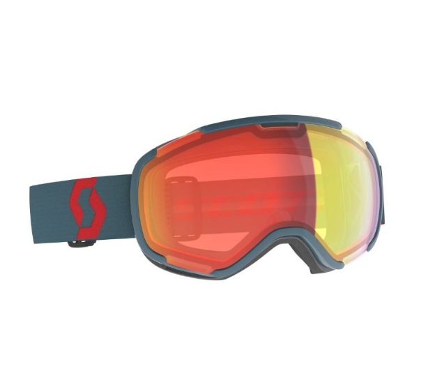 Obrázok z Scott Goggle Faze II Neon red/aruba green