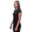 Obrázok z SENSOR MERINO ACTIVE dámske tričko kr.rukáv čierna