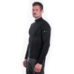 Obrázok z SENSOR MERINO ACTIVE pánske tričko dl.rukáv stojačik zips čierna