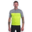 Obrázok z SENSOR CYKLO MOTION pánsky dres kr.rukáv celozips neon yellow/sivá