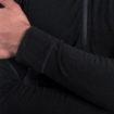 Obrázok z SENSOR MERINO ACTIVE pánske tričko dl.rukáv stojačik zips čierna