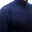 Obrázok z SENSOR MERINO UPPER pánska mikina krátky zips deep blue